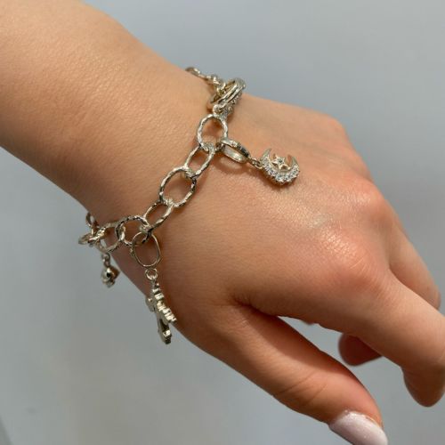 5 CHARMED SILVER BRACELET Bracelet（ブレスレット） Loree Rodkin