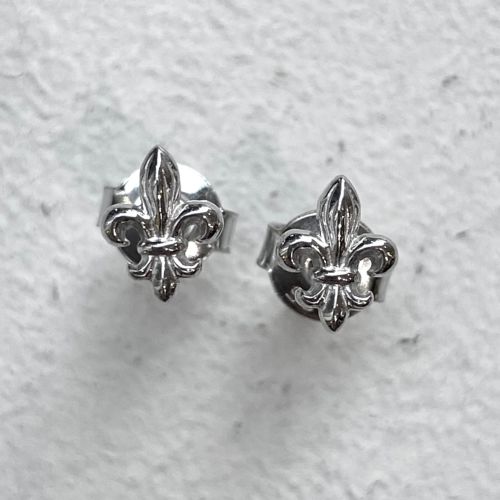 LILY STUD PIERCE Palladium plating Silver pierced earrings（ピアス