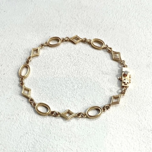 all gold bracelet