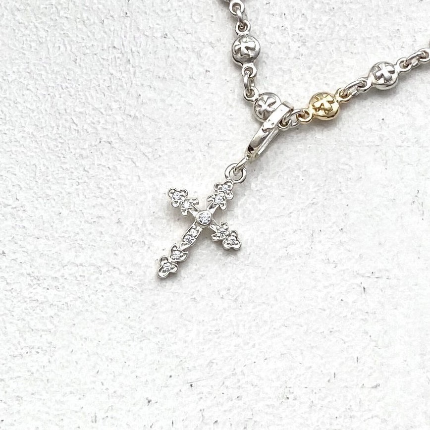 EXTRA SMALL ANGEL CROSS SILVER PENDANT Pendant（ペンダント） Loree